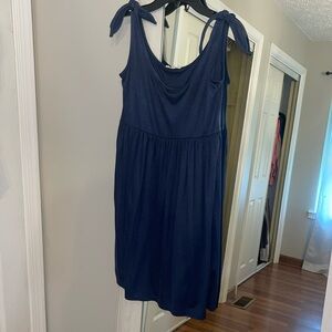 Dark blue sun dress